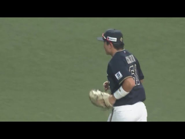 【ファーム】守備でアピール!! バファローズ・茶野篤政 見事なバックホームで先制阻止!!  2024年9月3日 福岡ソフトバンクホークス 対 オリックス・バファローズ