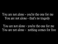 Modern Talking - You are not alone HD | Lyrics