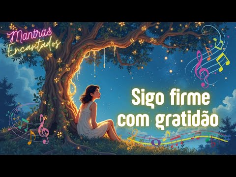 🌸 🌊 Com calma e direção, Deus guia meu coração, sigo firme com gratidão 🙏🛤️ MANTRA DE FÉ E FORÇA
