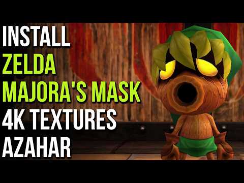 How to Install Zelda Majora's Mask 3D 4K Textures (Azahar Emulator Tutorial)