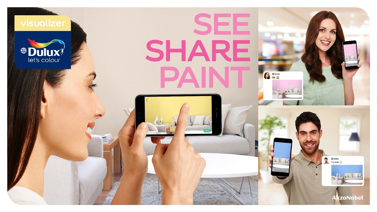 See, Share, Paint Introducing the new Dulux Visualizer Dulux Pakistan