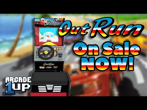 Arcade1Up Outrun Sit Down Racing Cabinet Now Available!