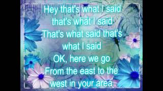 What I said~ Coco Jones, lyrics