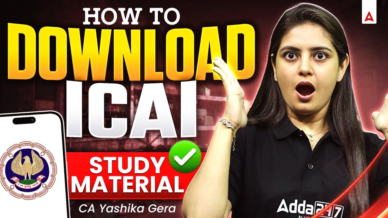 How to Download ICAI Study Material | ICAI New Study Material Download