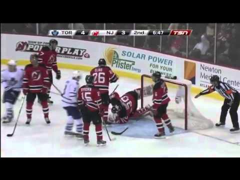 Leafs @ Devils - Joffrey Lupul Hat Trick Goal