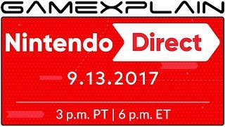 Nintendo Direct Coming September 13th - 45 Minutes Long!