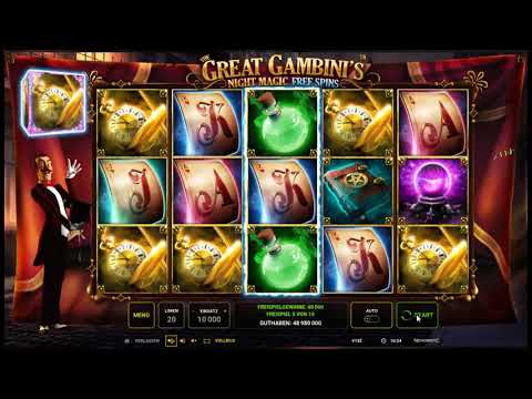 The Great Gambinis Night Magic kostenlos spielen - Novomatic / Novoline