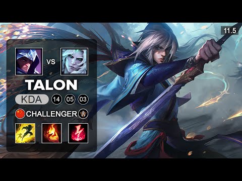 Talon Mid vs Viego - CN Challenger Patch 11.5