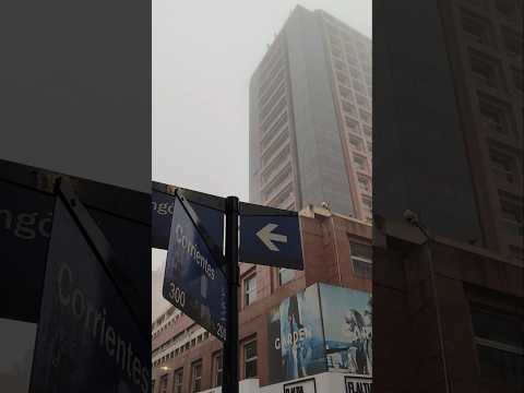 así amaneció en Córdoba capital, Argentina #argentina
