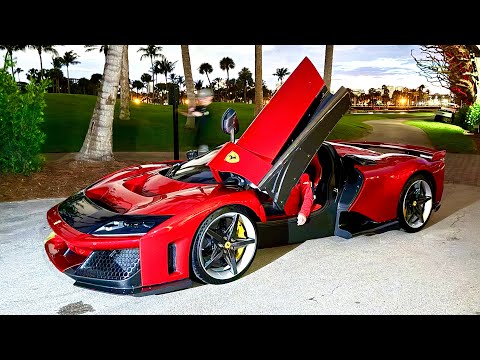 The Controversial Ferrari F80 Debuts At The Billionaire Car Show, Cavallino 2025!