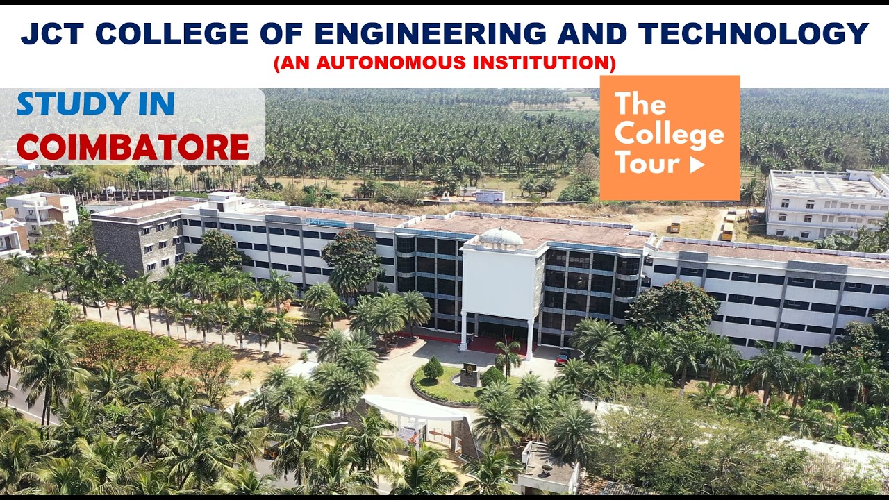 🎥 JCT Institutions Campus Tour 2026 🌿 | Explore Your Future Campus! 🚀 | Engineering at Coimbatore