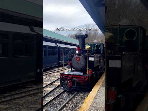 Viajando en el Tren del Fin del Mundo en Ushuaia 🚂🏔️ #shorts