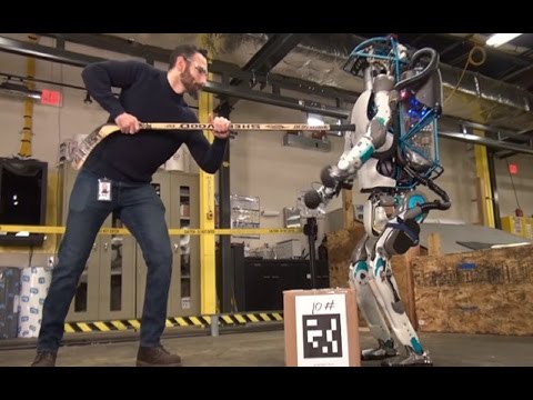 挑戰新聞軍事精華版--波士頓動力公司新一代機器人ATLAS能搬東西、跌倒會自我平衡