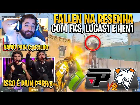 FALLEN TORCEU COMO NUNCA pela CLASSIFICAÇÃO DA PAIN! PAIN x VIRTUS PRO (MELHORES MOMENTOS)