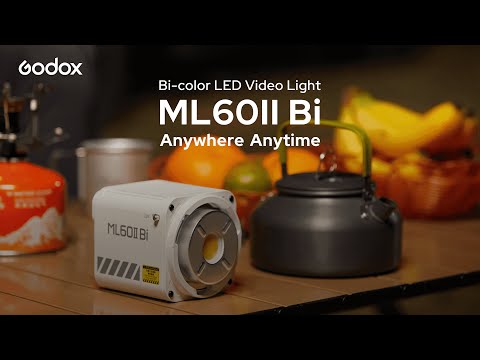 Godox ML60IIBi Bi-Color LED Monolight (AK-B01 Battery Handgrip Kit) video