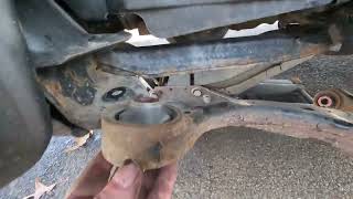 How to replace lower control arm (ball joint) on a Hyundai