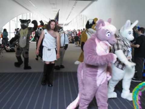 Anthrocon 2010 - Fursuit Parade Part 2!