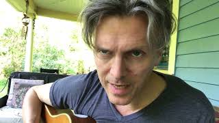 Bowie's Cat People (portion) solo acoustic on the Porch