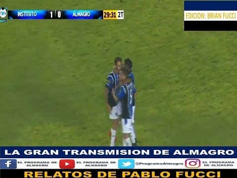 INSTITUTO 1-1 ALMAGRO (RELATOS PABLO FUCCI) LA GRAN TRANSMISIÓN DE ALMAGRO