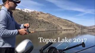 preview picture of video 'Topaz Lake Trout fishing. Feb. 2017'