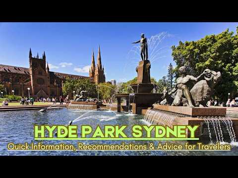 Hyde Park Sydney | The Oldest Public Parkland in Australia