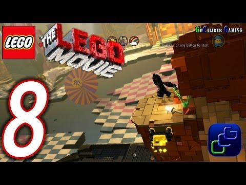 The Lego Movie VideoGame PC Walkthrough - Part 8 - Escape From Cloud Cuckoo Land