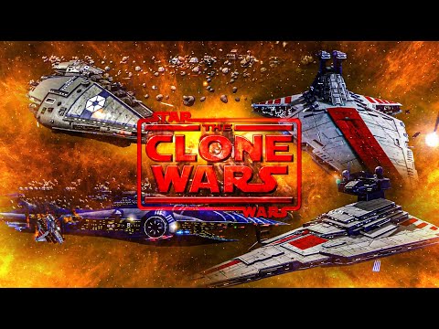 Star Wars the Clone Wars - Massive Epic Space Battle! (Cinematic)| Star Wars: Empire At War
