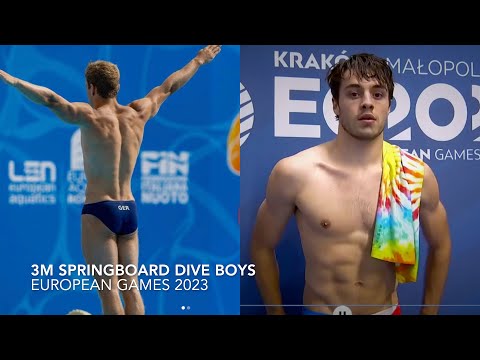 3m Dive Springboard  Boys Finals | European Games 2023 🇵🇱