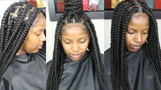 Jumbo Box Braids Tutorial