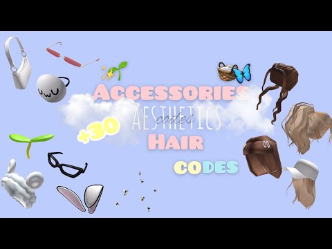 New accessories n hair codes!! ✨Bloxburg,misfits high etc)
