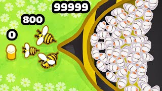 Growing a MAX LEVEL BEE COLONY