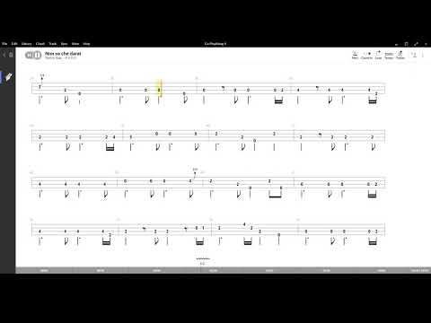 Non so che darei ( Alan sorrenti ) ,Tablatura e base Senza Basso - Backing bass track - NO BASS