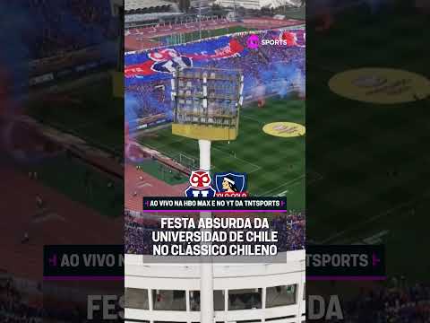 FESTA ABSURDA DA TORCIDA DA LA U ANTES DO CLÁSSICO CONTRA O COLO-COLO! #shorts