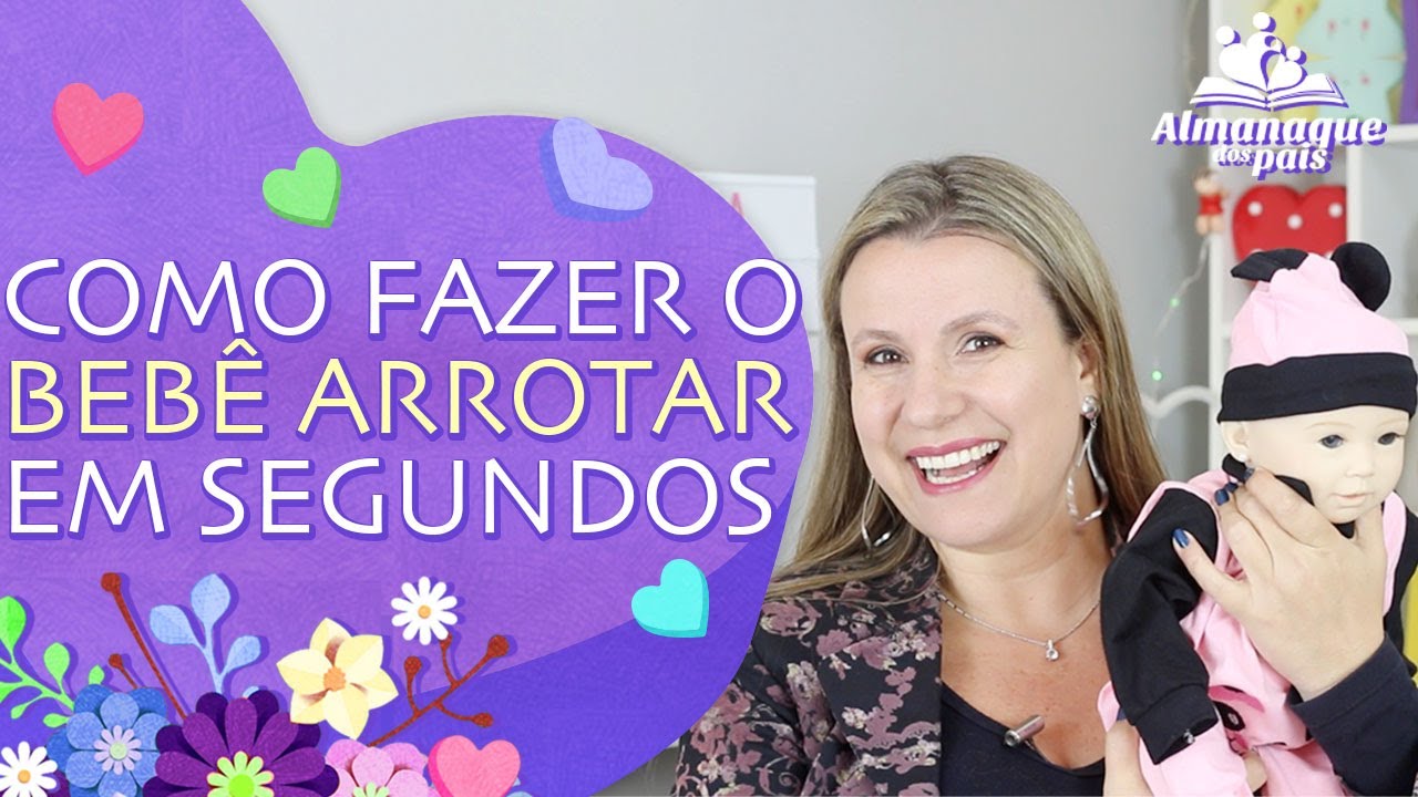 MELHOR POSIÇÃO PARA O BEBÊ ARROTAR (inclusive Recém-Nascido) | Precisa Arrotar em toda mamada?