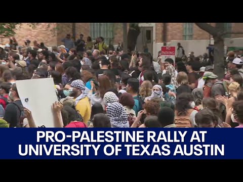Palestine college protest: Texas students walk out; state troopers on campus | FOX 7 Austin