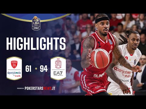 Openjobmetis Varese - EA7 Emporio Armani Milano | PokerstarsNews Highlights Serie A Unipol 2025/2026
