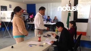 preview picture of video 'Proceso de votación de militantes panistas en Abasolo'