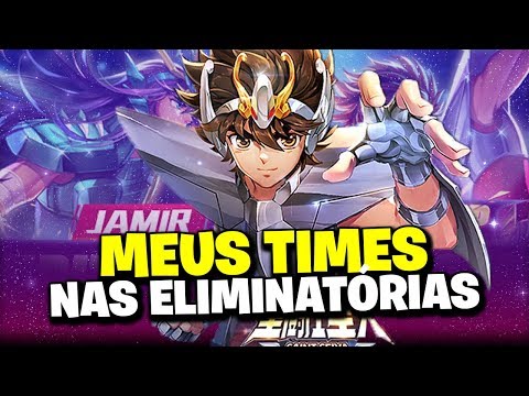 MEUS TIMES NAS ELIMINATÓRIAS DO JAMIEL - Saint Seiya Awakening