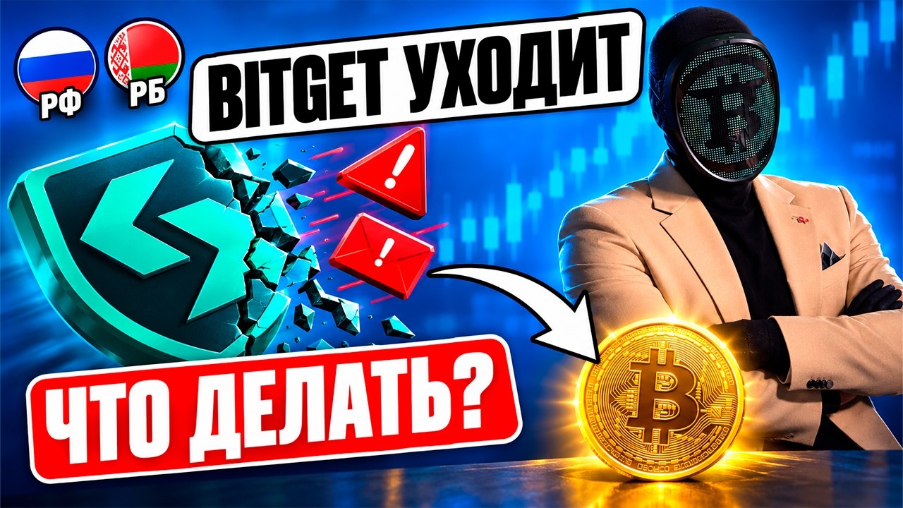 Bitget уходит из России и РБ Запрет криптовалют