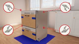 GE Profile Double Dishwasher Drawer Installation