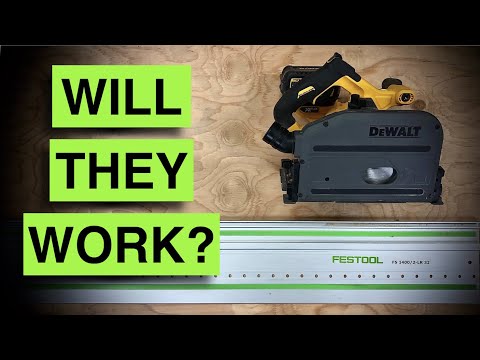 Does Dewalt Tracksaw work on Festool Track?