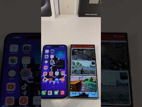 (Multitasking) S24 Ultra Vs iPhone 15 Pro Max -  Apple Is EXTREMELY Behind! (Android VS iPhone)
