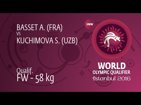 Qual. FW - 58 kg: A. BASSET (FRA) df. S. KUCHIMOVA (UZB), 2-0