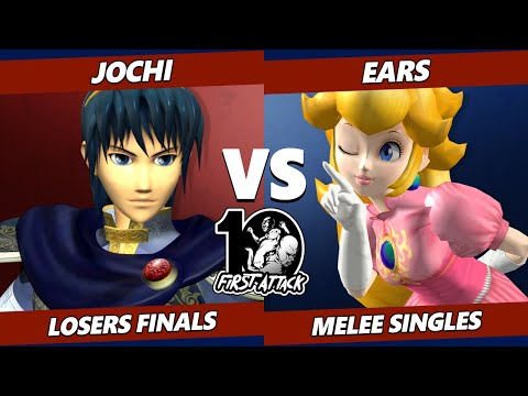 First Attack 2022 Losers Finals - Jochi (Marth) Vs. Ears (Peach) Smash Melee Tournament