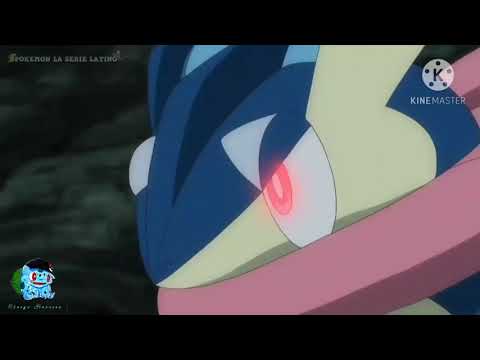 ¡Greninja-Ash aparece por primera vez! (Español Latino) - Pokémon XYZ
