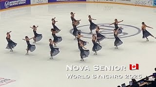 Nova Senior 🇨🇦 SP - World Synchro 2025 - Synchronized skating