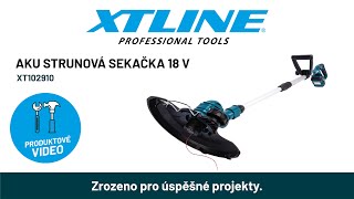 XTLINE Aku zahradní set - sekačka, strunová sekačka, nůžky, pila XT102990
