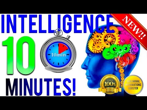🎧GET EXTREME INTELLIGENCE IN 10 MINUTES! SUBLIMINAL AFFIRMATIONS BOOSTER! REAL RESULTS DAILY!