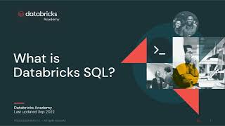 Tutorial - Databricks SQL Workspace | Databricks Academy