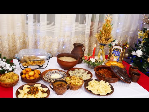 Постное меню из 12 блюд на сочельник: закуски, гарниры, пироги и кутя! Как готовят в моей семье